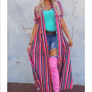 Serape duster/dress
